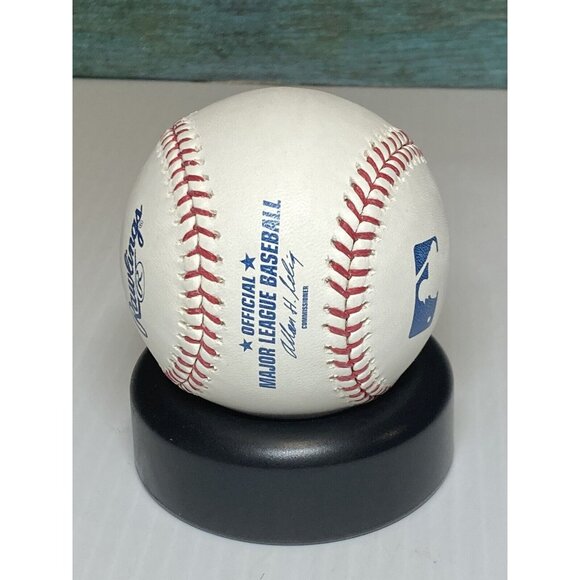 JESSE BIDDLE SIGNED Autograph RAWLINGS MLB BASEBALL PHILADELPHIA PHILLIES BRAVES - Picture 4 of 7